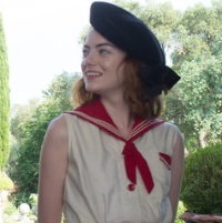 Astrology: Fashion: Emma Stone’s Red Sailor Suit in ‘Magic in the Moonlight’